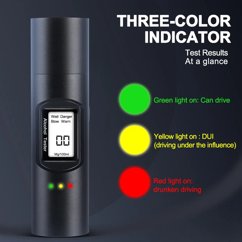 

10PCS portable high precision alcohol markers purify impurities type c low alcohol tester price digital breath alcohol tester
