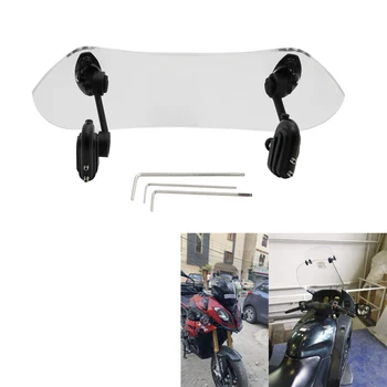 

Motorcycle Windshield Plus Large Windshield Bracket Components Screen Shield Adjustment Device for BMW S1000XR F800GS Universal