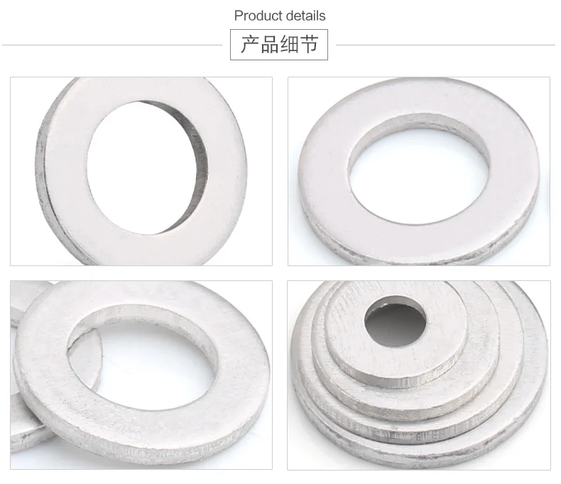 Aluminum Washers Gasket Thickness M5 M6 M8 M10 M12 M14 M16 M18 M20 M22 M24 Flat Metal Washer Gasket Aluminum Sealing Rings