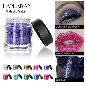 

HANDAIYAN Professional Make Up Colorful Eye Shadow Monochrome Pearlescent Sequins Eyeshadow Palette Eye Shadow Powder