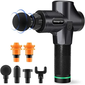 

LCD Display Massage Gun Deep Muscle Massager Muscle Pain Body Neck Massage Exercising Relaxation Slimming Shaping Pain Relief