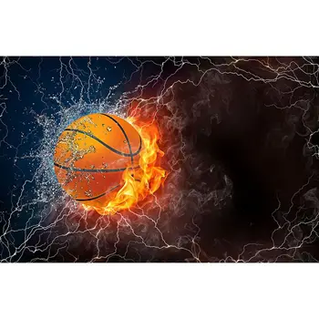 

Diamond Basketball 5D DIY Diamond Painting Cartoon Full Drill Round Picture Home Decoration