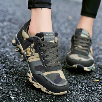

Unisex Camouflage Blade Running Shoes Lovers 35-45 Men Women Light Casual Sport Shoes Armygreen Sneakers Zapatos De Mujer