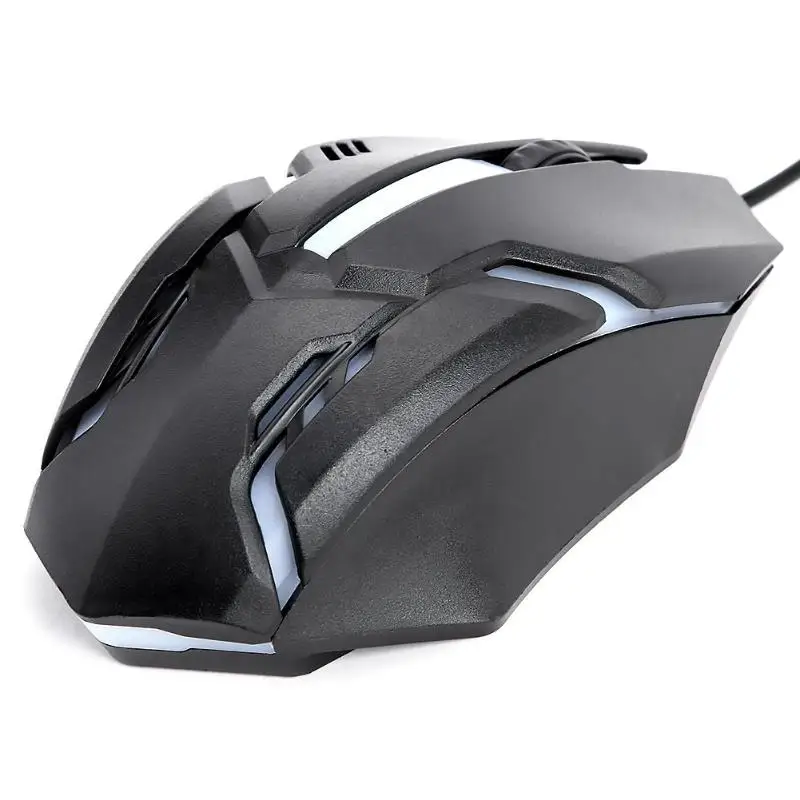 Светодиодная оптическая мышь X7 1200DPI 3 кнопки Проводная игровая USB геймерская
