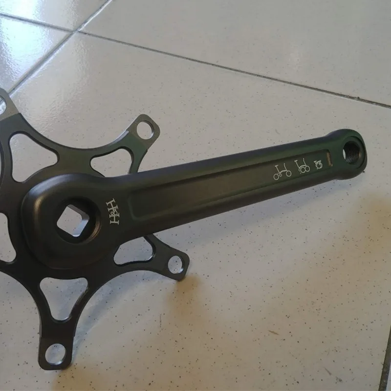 ブロンプトンバイクに適合したh & hクランクセット - AliExpress