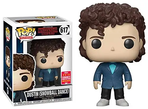 617 Funko pop официальные странные вещи Steve Eleven Дастин Дротика демогоргон Хоппер Джонатан Нэнси Бреннер Джойс фигурки подарок - Цвет: 617