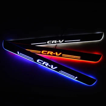 

LED Door Sill Streamed For Honda CR-V V (RW, RT) 2016-2020 Scuff Plate Acrylic Door Sills Car Exterior Accessories