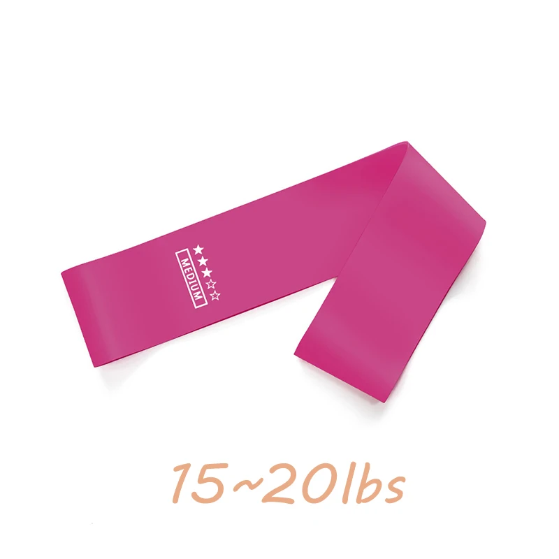 15-20lb 5 шт., спортивные резинки для фитнеса, упражнений, спортзала, силовые резинки для пилатеса, спортивные резинки для фитнеса, оборудование для тренировки кроссфита - Color: 15-20lb