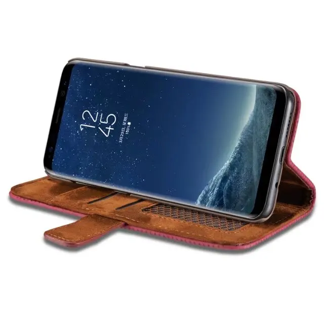 Ретро Кожаный чехол для samsung Galaxy NOTE 9 8 S9 S8 Plus S7 S6 Edge Iphone X 8 7 6S Plus 5s кошелек флип-чехол с подставкой для карт