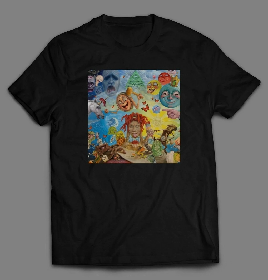 Рубашка RAPPER TRIPPY REDD OLD SKOOL DESIGN для мужчин мужские и женские топы футболка|Футболки| |