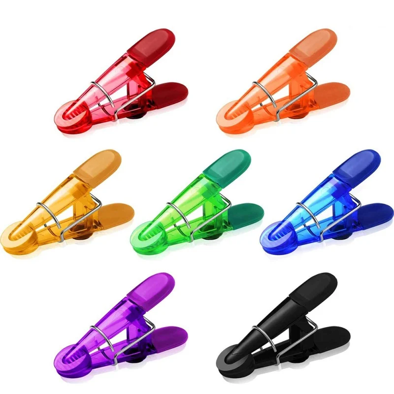 Пластиковый магнитный уплотнительный зажим Бытовая уникальная многоцветная магниты на холодильник для еды сумка для хранения на кухне