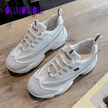 

2020 Women Walking Shoes Increasing 6CM INS Ulzza Sneakers Cushioning Height Platform Breathable Wave Baskets Femme Q167