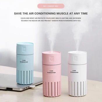 

320ML Ultrasonic Air Humidifier Aroma Essential Oil Diffuser for Home Car USB Fogger Mist Maker USB Diffusers Air Fresher