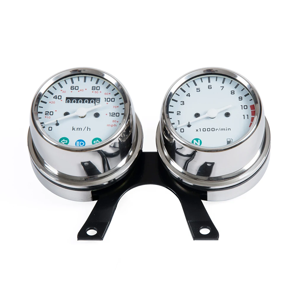 

Новый Cafe Racer Универсальный ретро мотоцикл механический одометр высококачественный скоростной и инструмент скорости двигателя