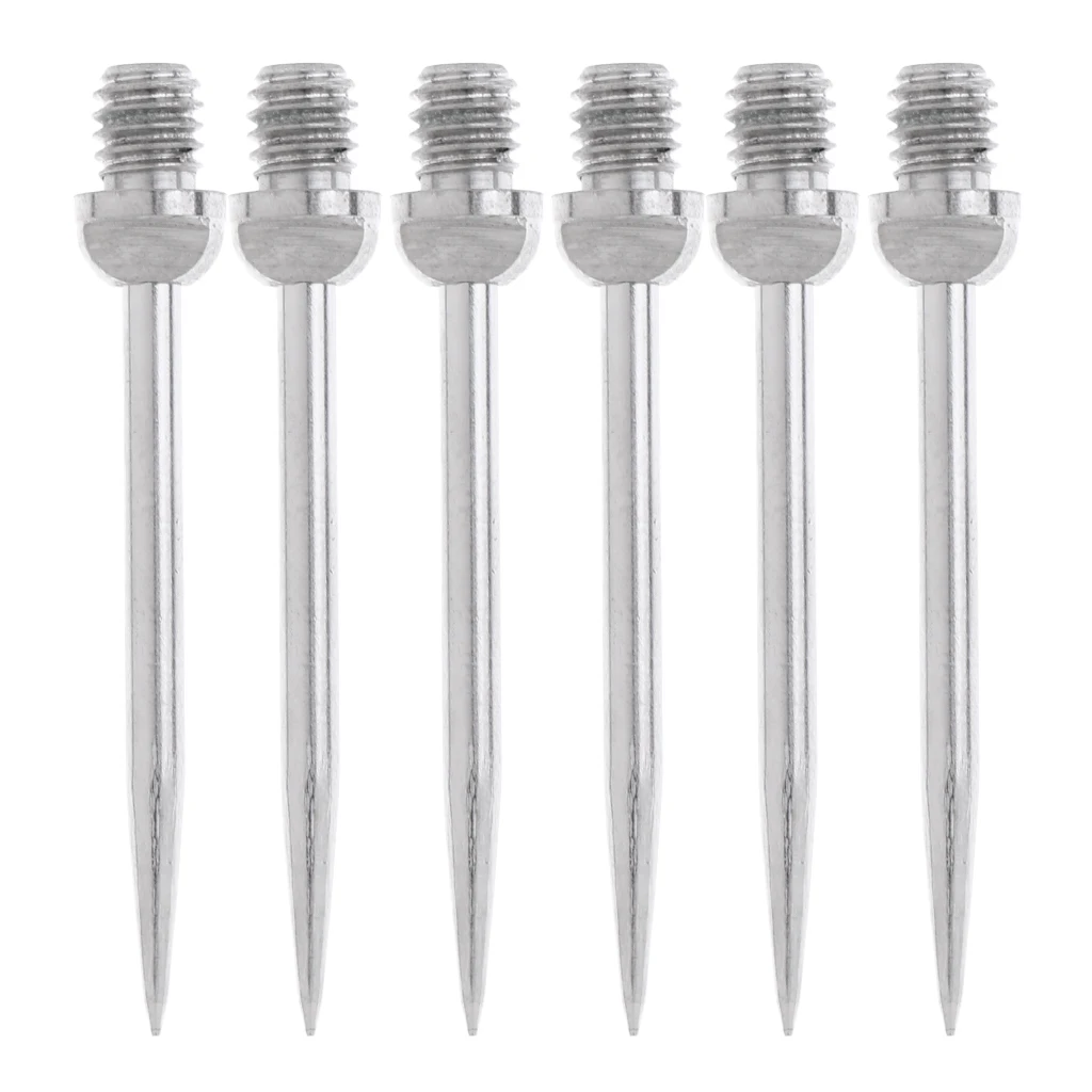 24pcs Harrows Darts Steel Tips Conversion Dart Tip Points 2BA Darts Accessories Black & White