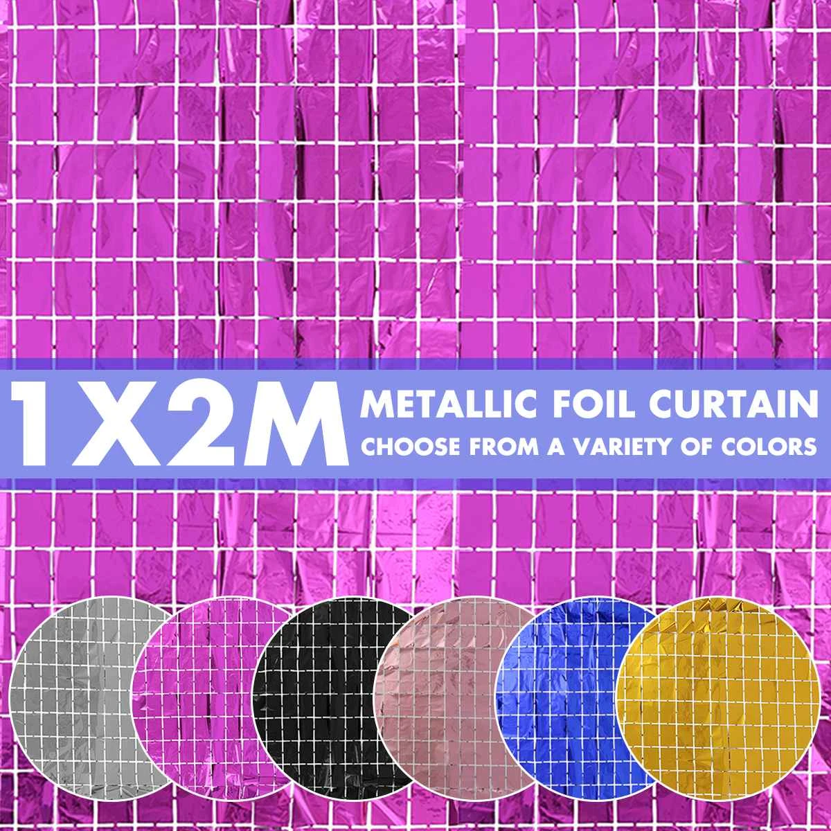 結婚式の背景の装飾 キラキラカーテン 壁 キラキラ 背景カーテン 誕生日のホイル Party Backdrops Aliexpress