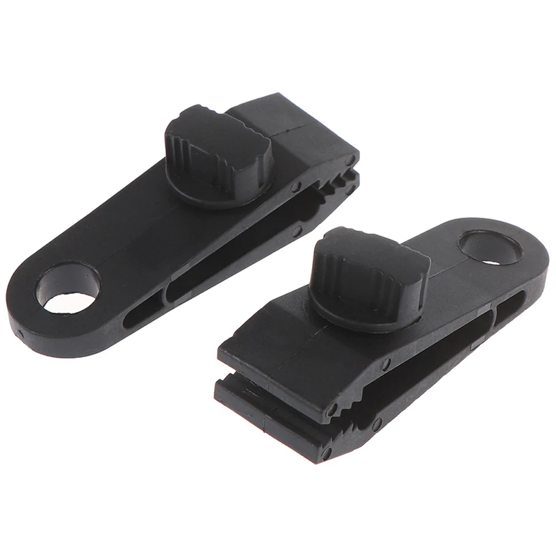 4pcs Tents Wind Rope Clamp Awnings Outdoor Camping Plastic Clip Tents Accessories