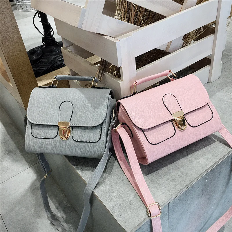 

2019 Spring New Style Stereotypes Square Sling Bag Korean-style WOMEN'S Fashion Handbag Handbag Versatile Shoulder Bag