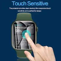 Protecteur d'écran HD, Film protecteur pour Apple Watch, 45mm 41mm 44mm 40mm 42mm 38mm (pas en verre trempé) iWatch série 8 7 6 5 4 3 Se 5