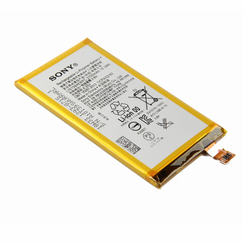 Оригинальный аккумулятор Sony LIS1594ERPC для Xperia Z5mini Z5 compact Mini E5823 E5803 2700