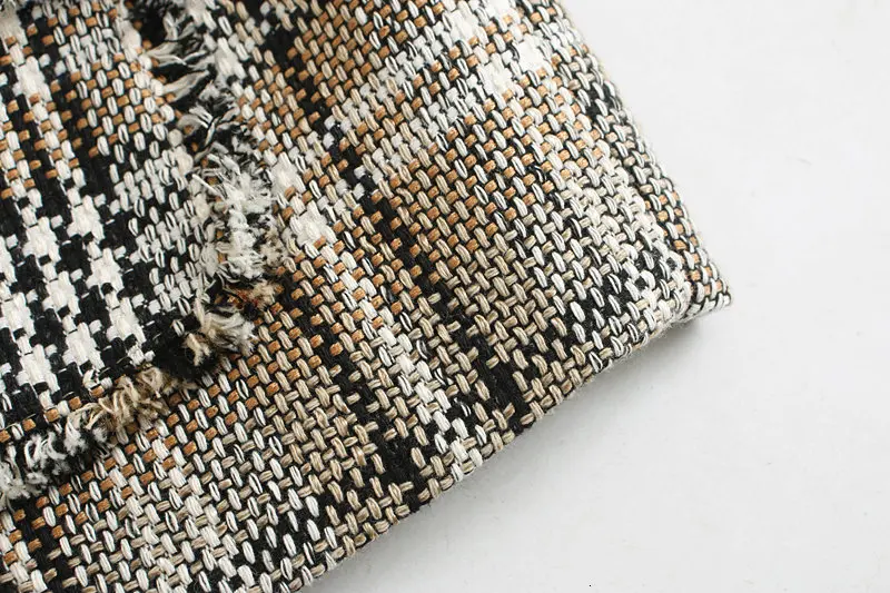 Twill Tweed куртка женская короткая куртка с v-образным вырезом офисная Suirt куртка Европейская мода пальто