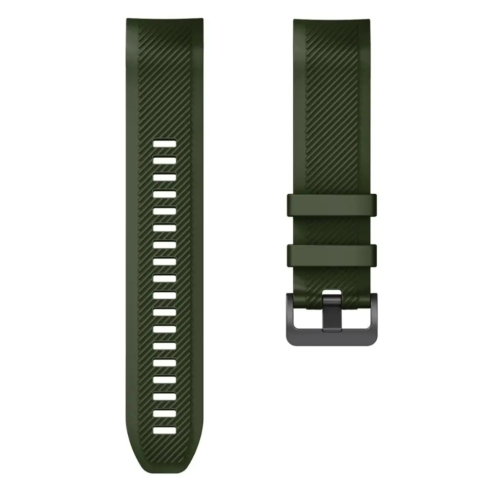 Совместим с samsung gear S3 Frontier band мягкий силиконовый ремешок для часов Замена для gear S3/Galaxy Watch 46 мм SmartWatch - Цвет ремешка: Army green