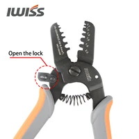 IWISS Mini Terminal Crimping Tools IWS-2820/IWS-3220 Crimping Pliers for Crimp 28-20AWG/32-20AWG Small Connectors 2