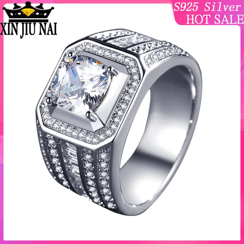 

Men's Rings in Europe and America Fashion Diamond Diamond Crossover Explosion Accessories Couple Ring