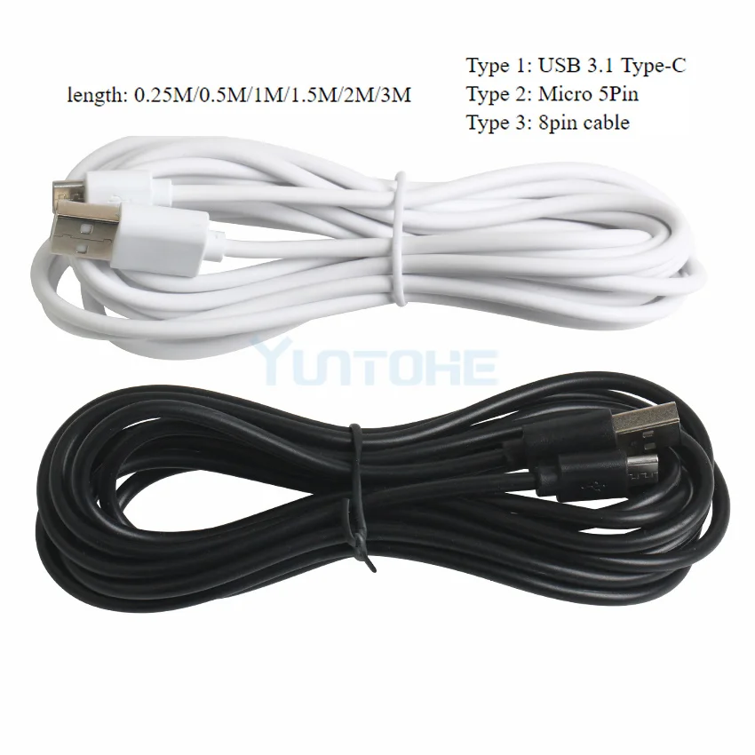 Кабель USB Type C для Huawei HTC Samsung 8pin 100/1/2/3 м 0 25 шт.|Кабели мобильных телефонов| |