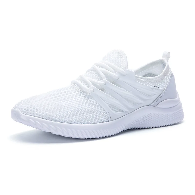 

2020 summer new men's sports shoes net casual walking shoes men's wild small white shoes jogging single shoes travel shoes