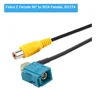 Fakra Z Female to RCA Female Video Cable Adapter Car Reversing Rear View Camera Adapter Cables for Mercedes benz for Ford ► Photo 2/6