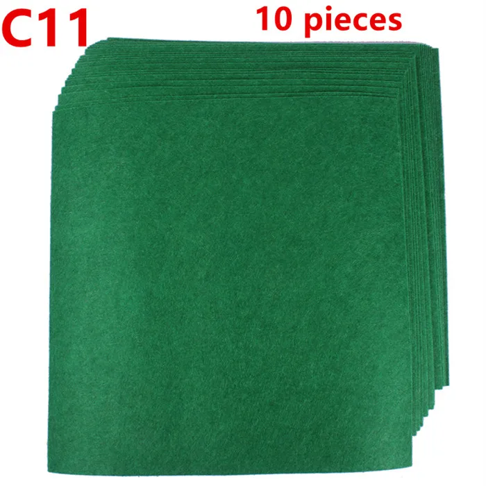 10pc 30*30cm DIY Handmade Nonwoven Felt Fabric Polyester Flowers Cloth Needlework Needle Sewing Craft Toy Dolls Felts Decor Home