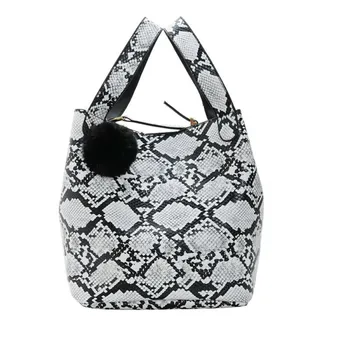 

Women's Tote Large Capacity PU Leather Waterproof Fashion Leopard Tote Shoulder Bag