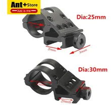 Тактический 45 градусов 25,4 мм или 30 мм неподвижное кольцо винтовка фонарик лазерный Крепление Пикатинни Rail 20 мм Вивер Hunting caza