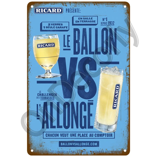 Custom Ricard Beer Pub Bar Decoration Tin Sign Shabby Chic Home Decor Plaque Metal Sign Wall Poster Vintage Decor Art Vintage Aliexpress Home Garden
