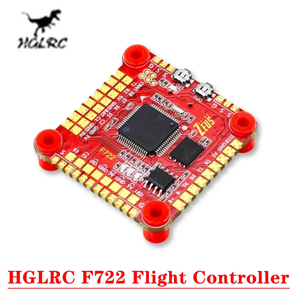 HGLRC Zeus F722 /F722 мини гироскоп 3-6S Контроллер полета STM32F745 для DIY FPV гоночный Дрон