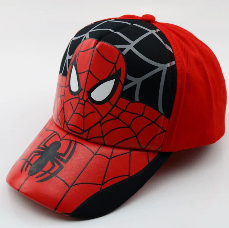 Модная бейсбольная кепка с человеком-пауком, Свободно регулируемая бейсболка s, бейсбольная кепка для мальчиков и девочек, красивая детская шапка в стиле хип-хоп - Цвет: 5
