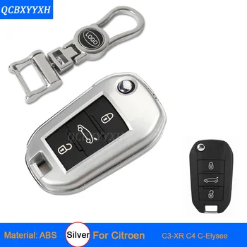 

Car Styling Zinc Alloy+Plastic Car Key Cover Case For Citroen C3-XR C4 C-Elysee C4L C6 Car Key Case High Quality