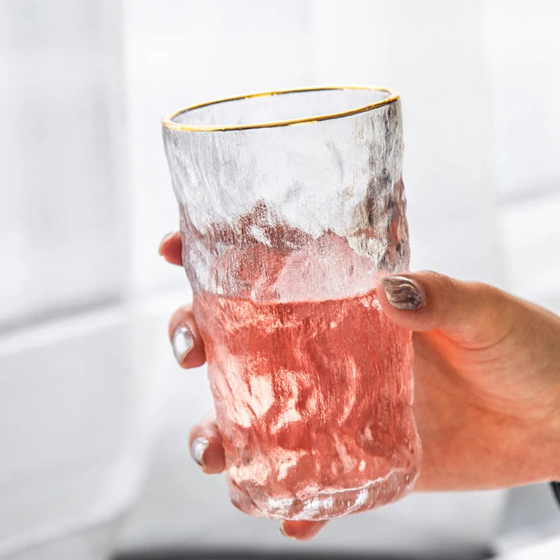 Frosted Glass Cup Glacier Tumbler Lead-Free Heat Resistant Transparent Crystal Multi Pattern Drinkware 21 Frosted Glass Cup Glacier Tumbler Lead-Free Heat Resistant Transparent Crystal Multi Pattern Drinkware