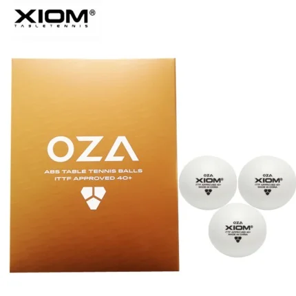 12 Balls XIOM 2019 Latest OZA 3-Star Table Tennis (With Seam ABS 40+) Plastic Ping Pong ITTF Approved | Спорт и развлечения