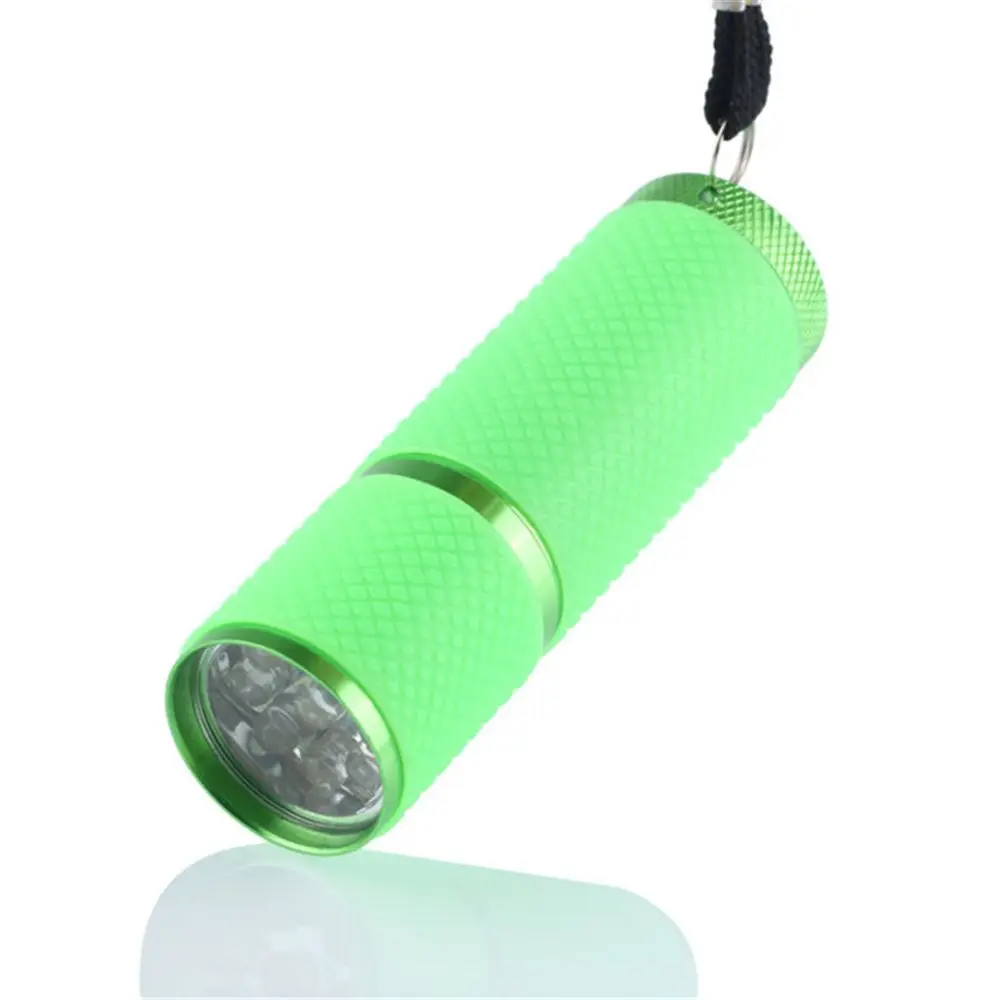 imalent flashlights UV Flashlight 9 LED Ultra Violet Torch Light Lamp For Epoxy Uv Resin Cure Adhesive Glue Led Flashlight Currency Detector powerful rechargeable torch