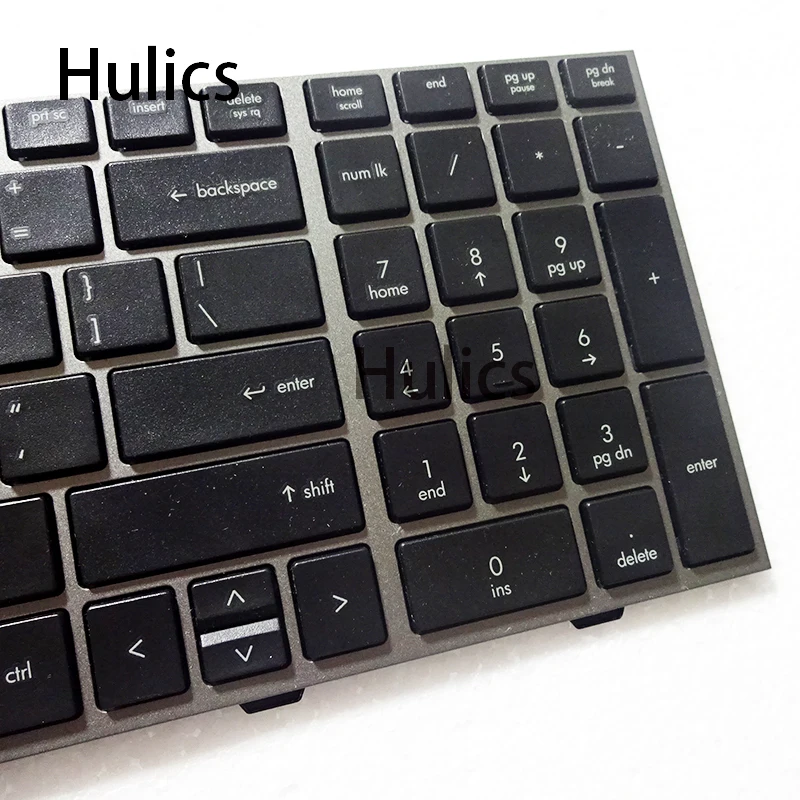 Hulics Оригинальная клавиатура для ноутбука hp probook 4540 4540S 4545 4545S 4740 4740S 702237-001 US 90.4sj07h01