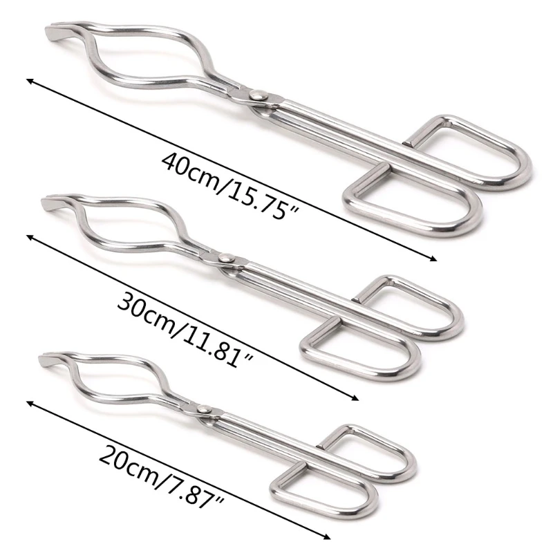 

Professional Grade Stainless Steel Crucible Tongs Graphite Melting Plier Holder