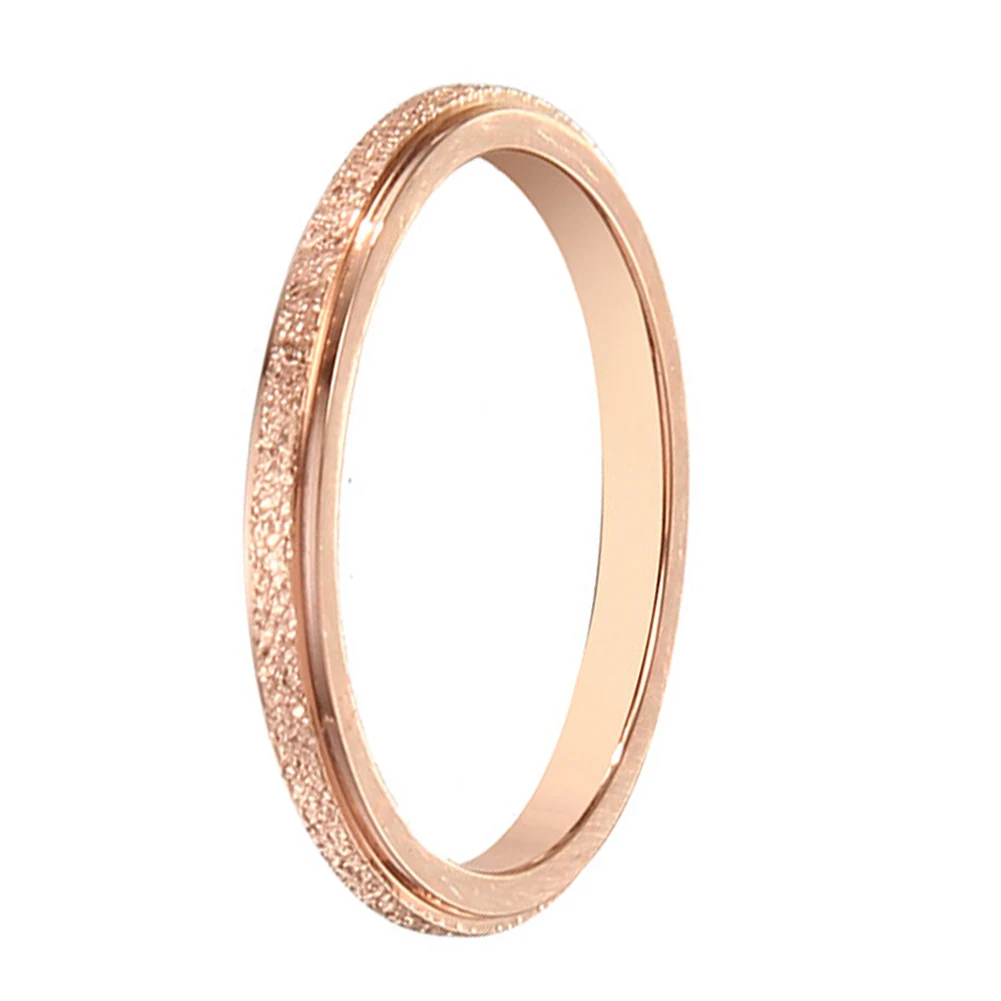 Модное кольцо для мужчин и женщин матовое титановое стальное кольцо обручальное свадебное кольцо Помолвочное кольцо подарок