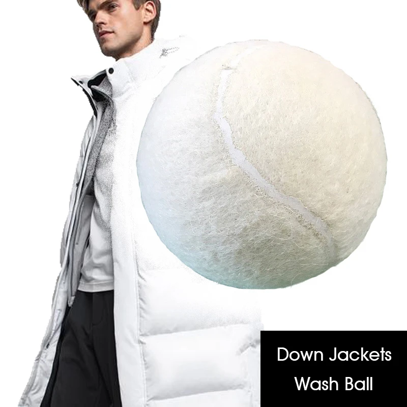how to wash a puffer jacket with tennis balls