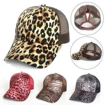 

Summer Baseball Cap Women Messy Bun Ponytail Adjustable Sport Trucker Hat Cute