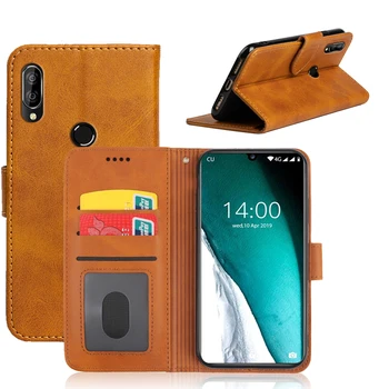 Перейти на Алиэкспресс и купить MKS чехол для Oukitel C16 Pro Чехол Мягкий силиконовый pu кожаный флип чехол для телефона с держателем магнитной карты
