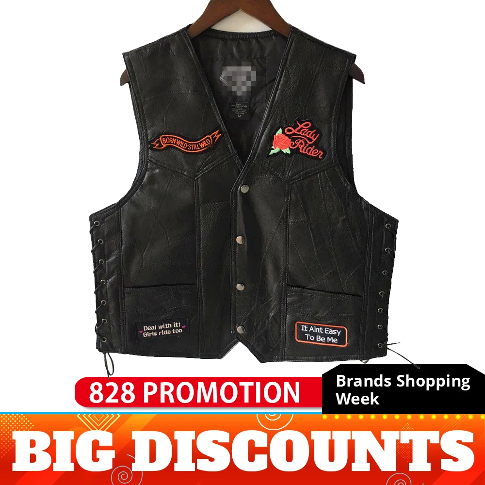 

Motorcycle Jacket Mens Moto Vest Biker Genuine Sheepskin Leather Jacket Motorcycle Chaqueta Moto Veste Retro Jaqueta Motoqueiro