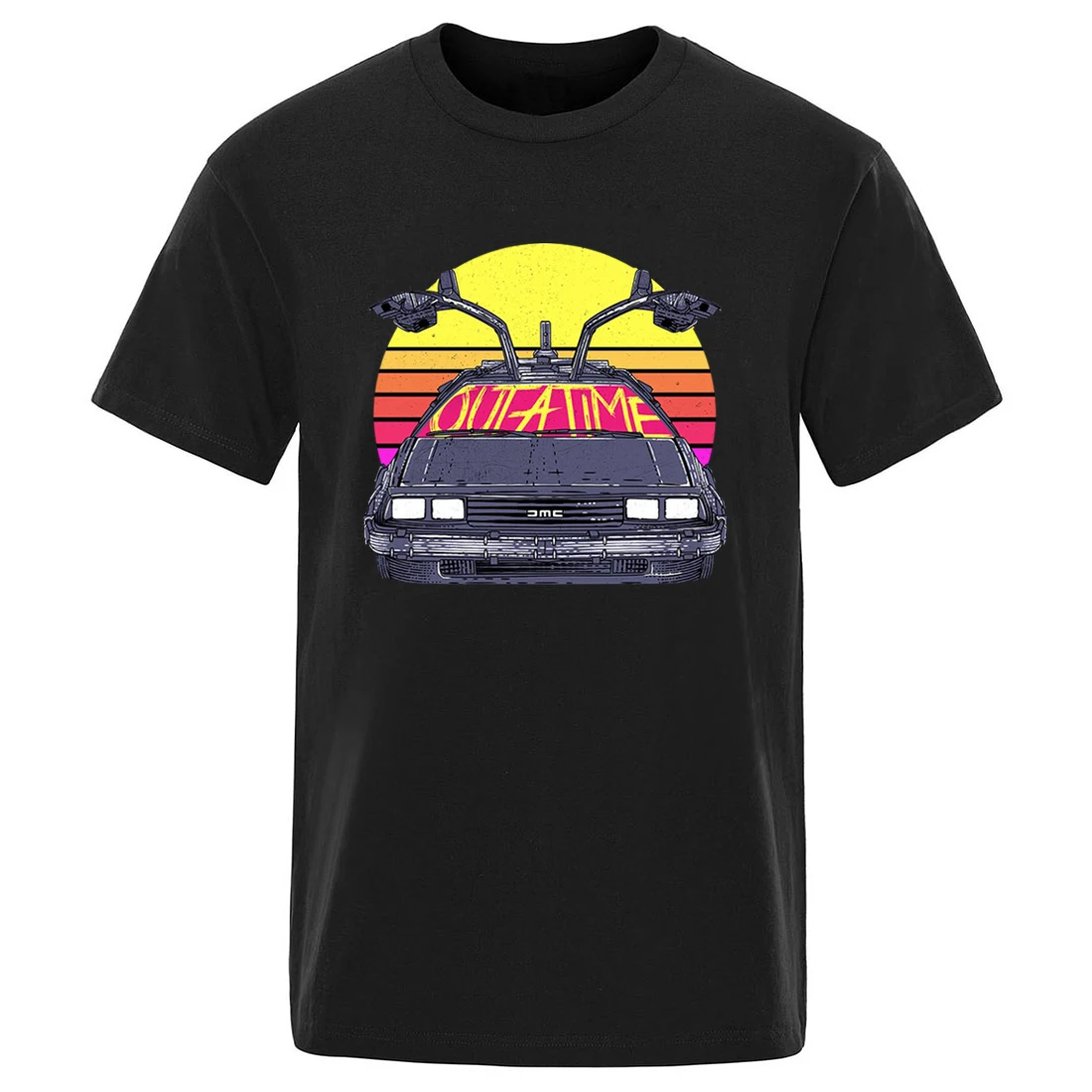Come To The Future Over size Футболка Мужская Уличная летняя Camisetas топы футболки одежда для