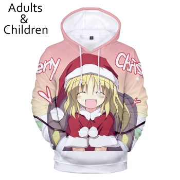 

New 3D Christmas fashion cartoon men and women hoodies children spring autumn casual pullovers kids cartoon popular sweatshirt